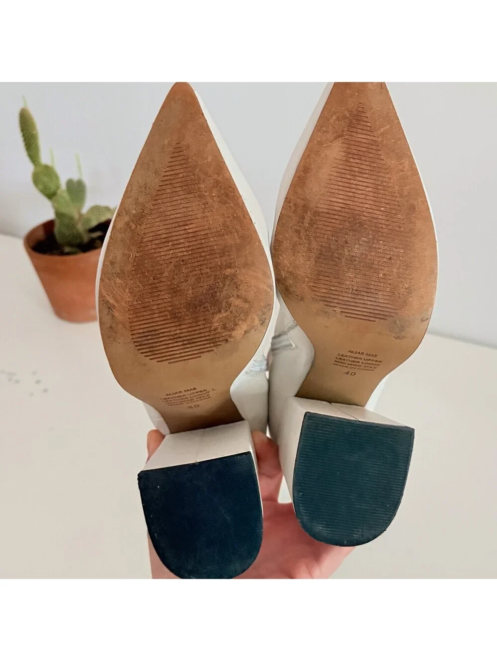 White Ankle Boots Western Pointed Toe Block Heel Side Zipper